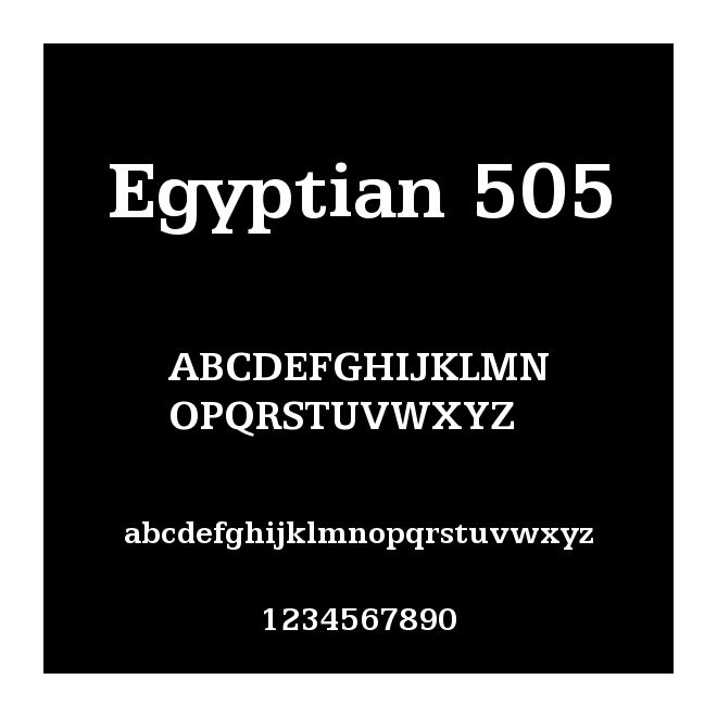 Egyptian 505