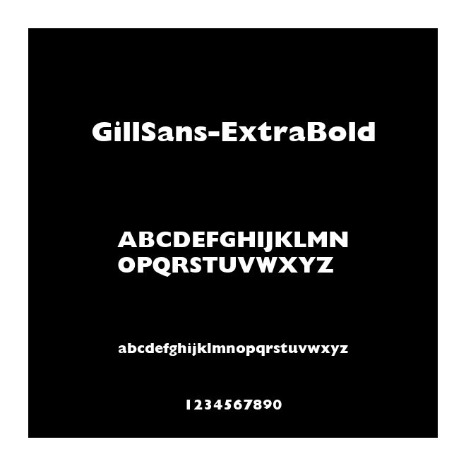 GillSans-ExtraBold