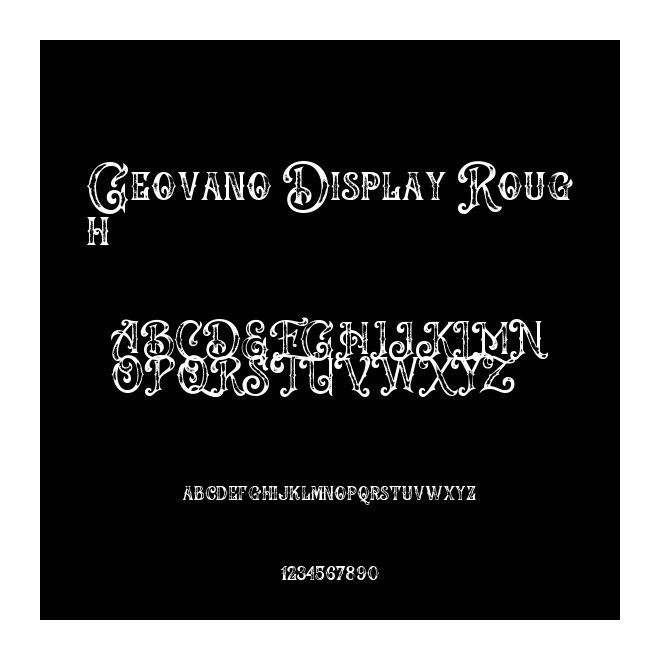 Geovano Display Rough