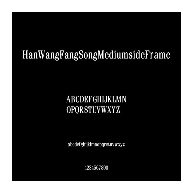 HanWangFangSongMediumsideFrame