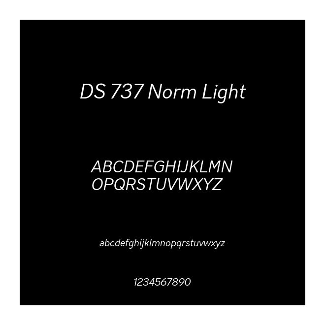DS 737 Norm Light