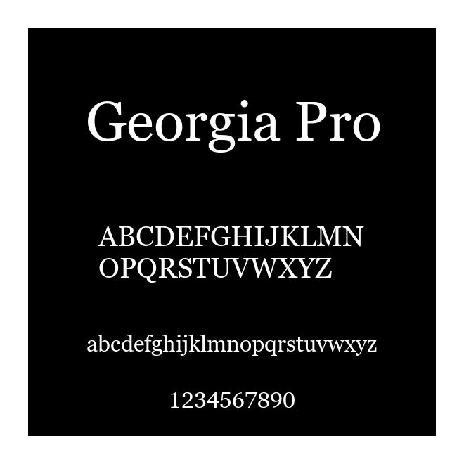 Georgia Pro