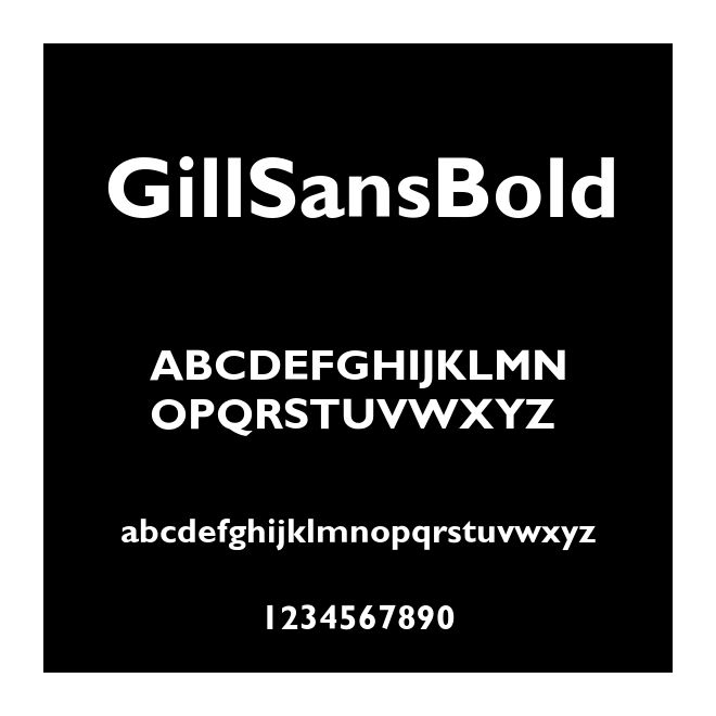 GillSansBold