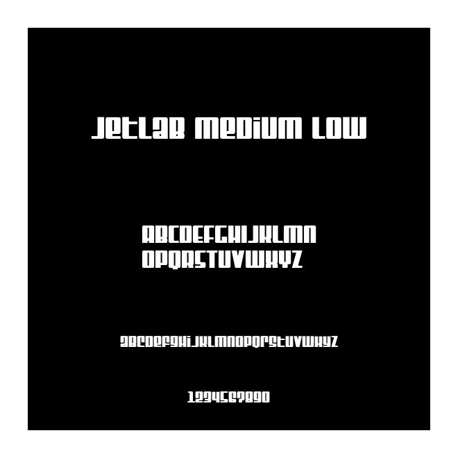 Jetlab Medium Low