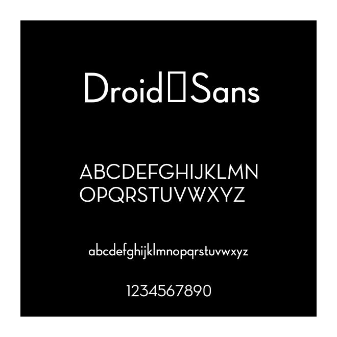 Droid Sans