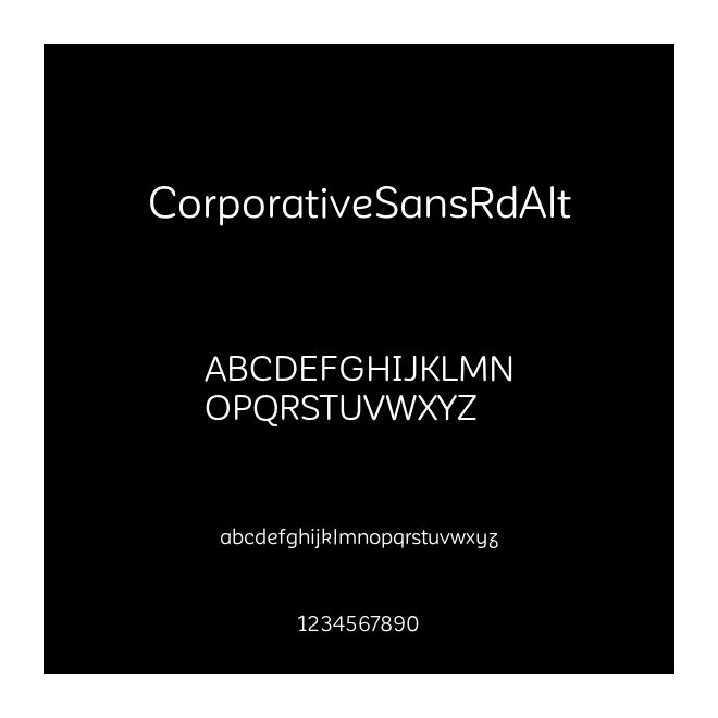 CorporativeSansRdAlt