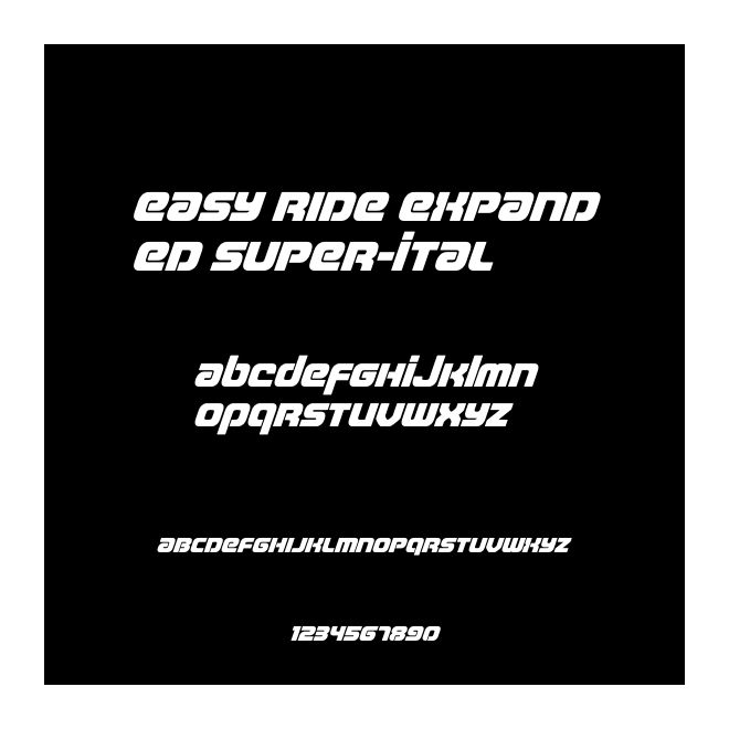 Easy Ride Expanded Super-Ital