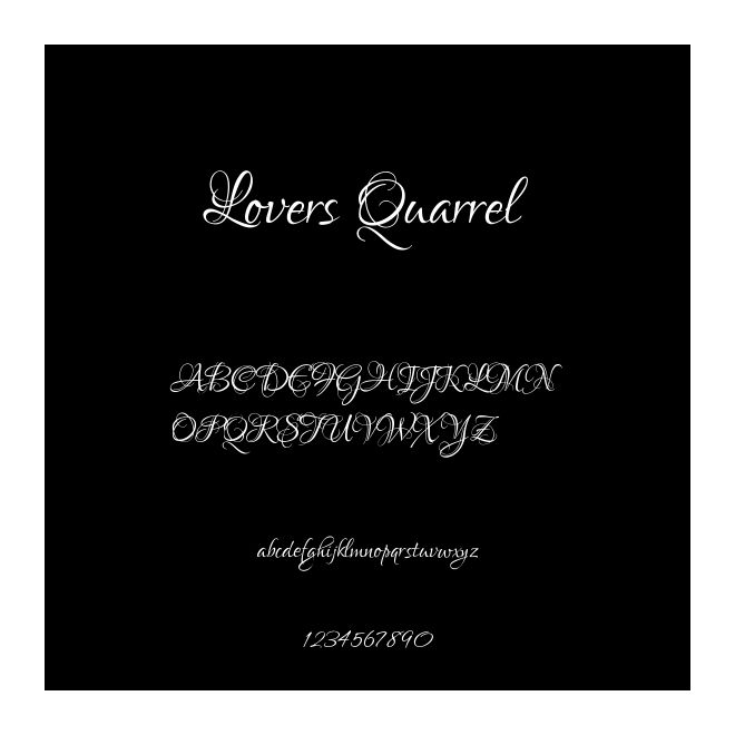 Lovers Quarrel