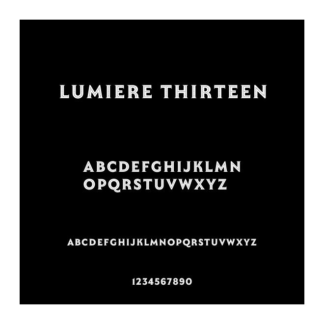 Lumiere Thirteen