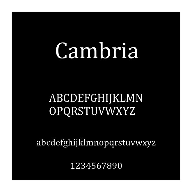 Cambria