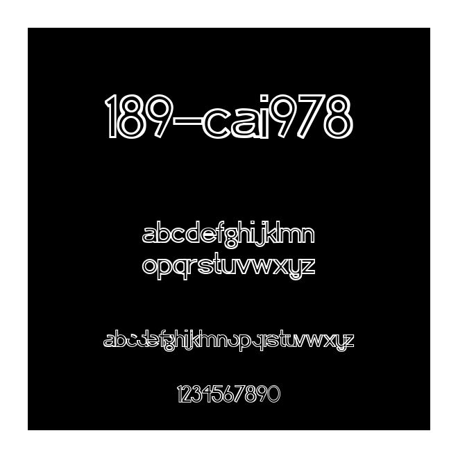 189-CAI978