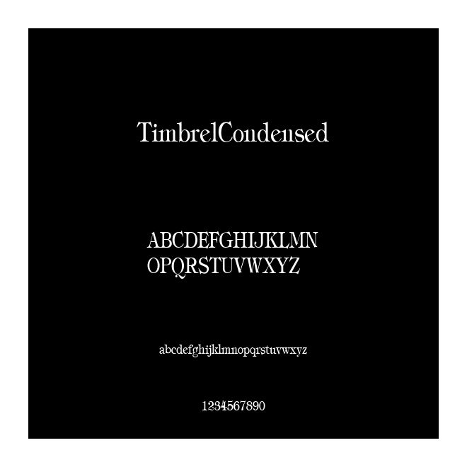 TimbrelCondensed