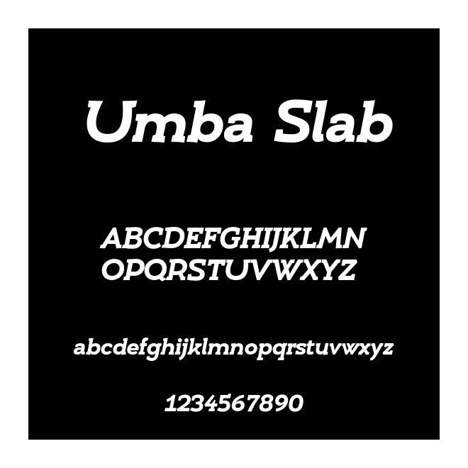 Umba Slab