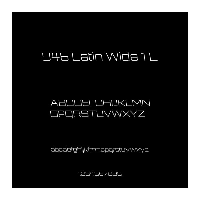 946 Latin Wide 1 L