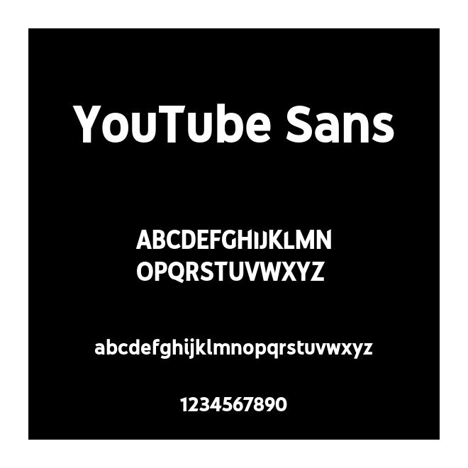 YouTube Sans