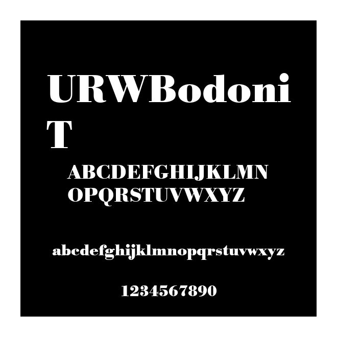 URWBodoniT