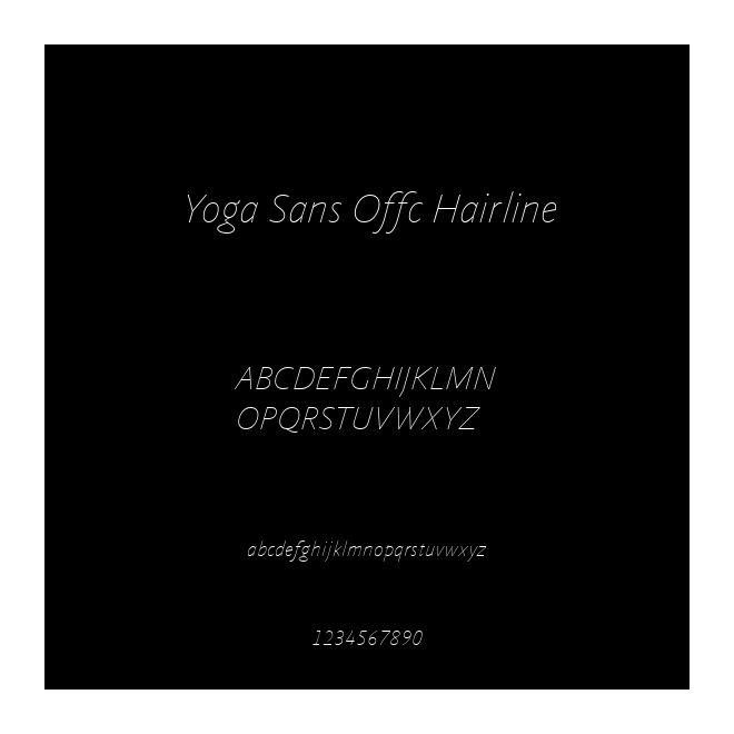 Yoga Sans Offc Hairline