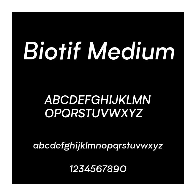 Biotif Medium