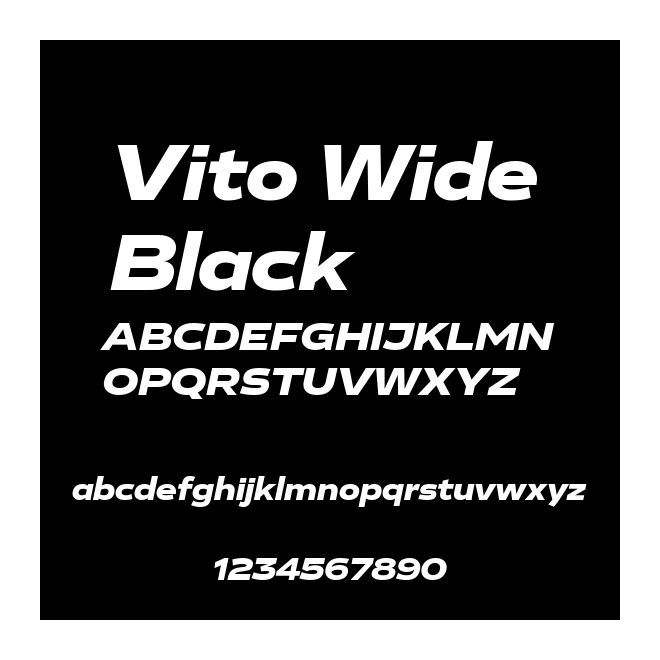 Vito Wide Black