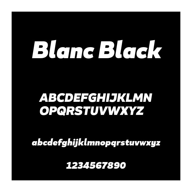 Blanc Black