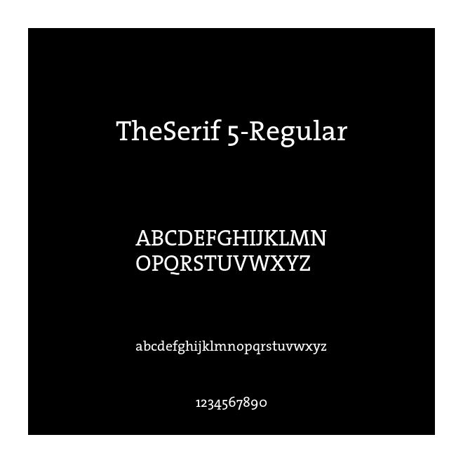 TheSerif 5-Regular