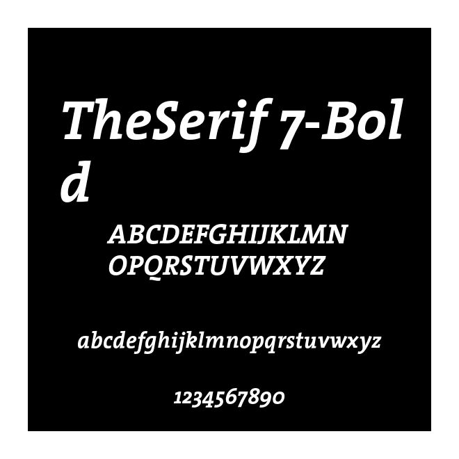 TheSerif 7-Bold