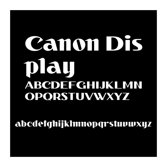 Canon Display