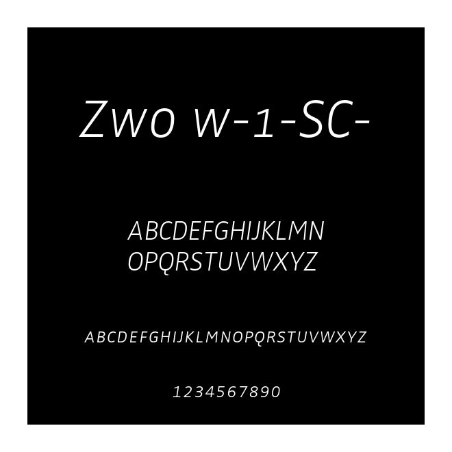 Zwo w-1-SC-