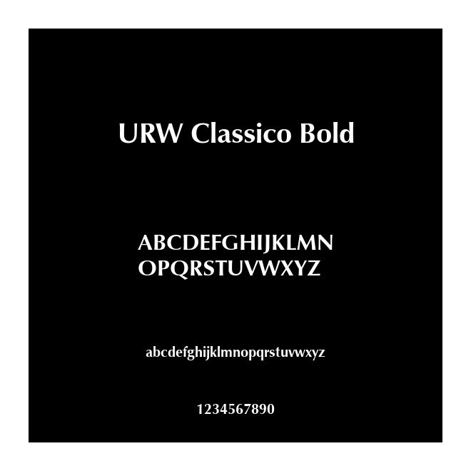 URW Classico Bold