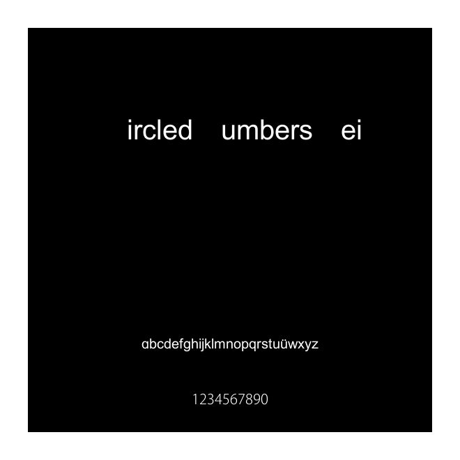 CircledNumbersHei