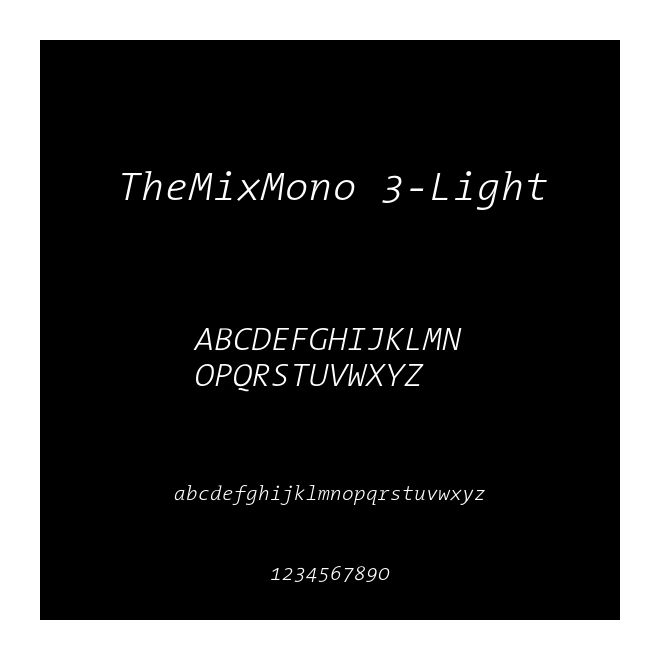 TheMixMono 3-Light