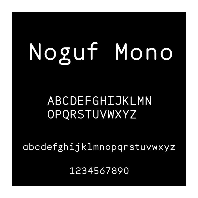 Noguf Mono