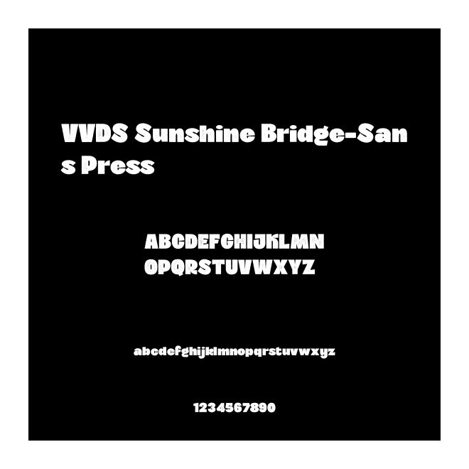 VVDS Sunshine Bridge-Sans Press