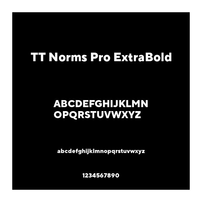 TT Norms Pro ExtraBold