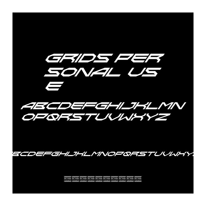 Grids Personal Use