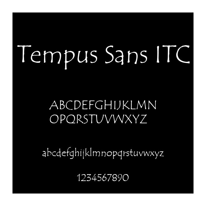 Tempus Sans ITC