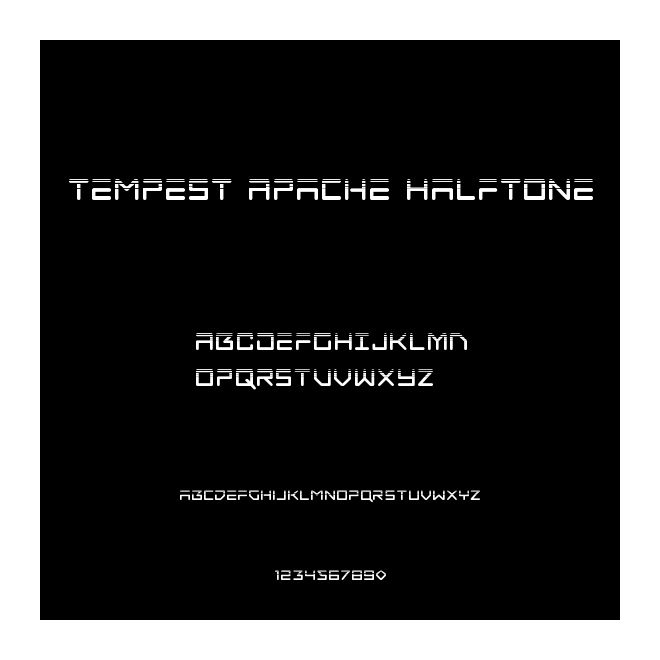 Tempest Apache Halftone