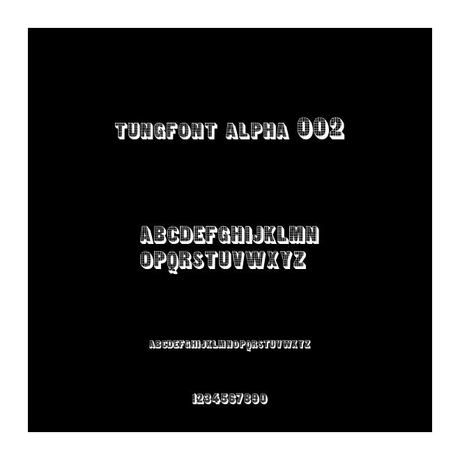 tungfont alpha 002