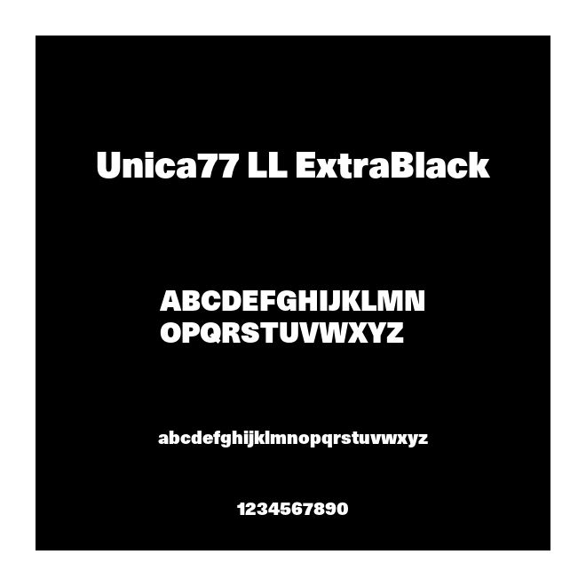 Unica77 LL ExtraBlack