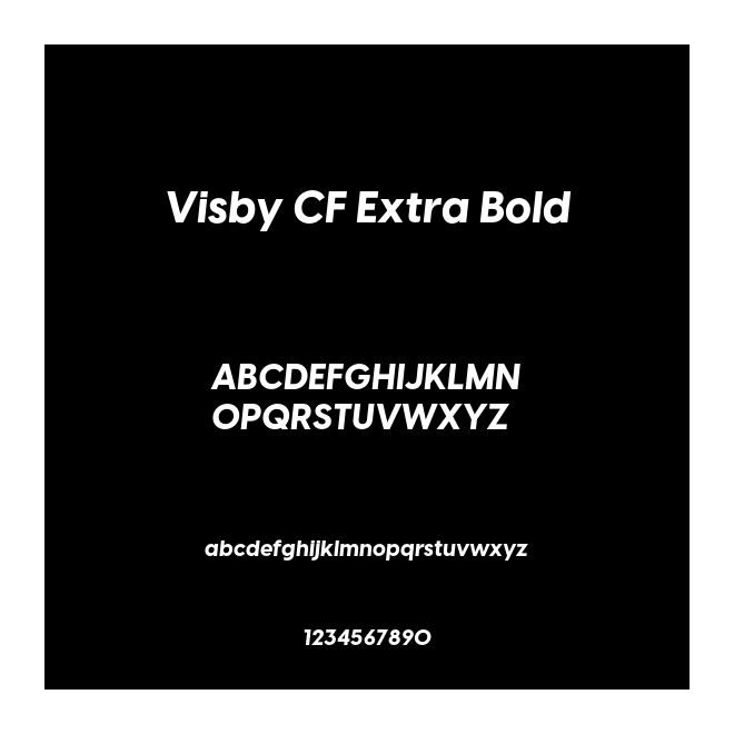 Visby CF Extra Bold