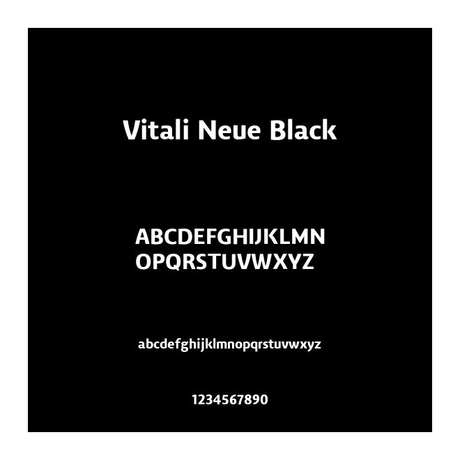 Vitali Neue Black