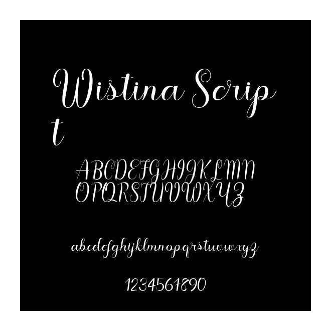 Wistina Script