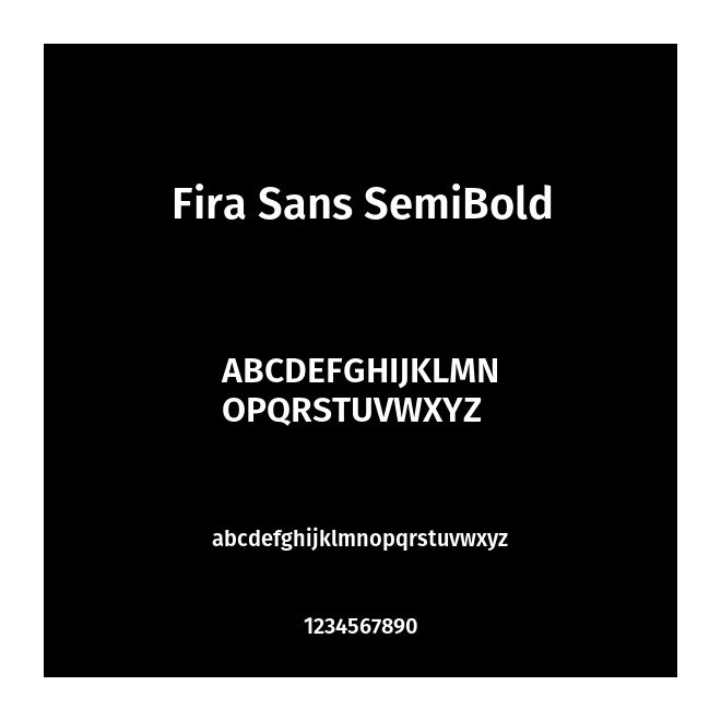 Fira Sans SemiBold