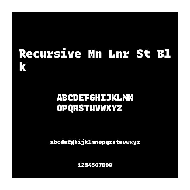 Recursive Mn Lnr St Blk