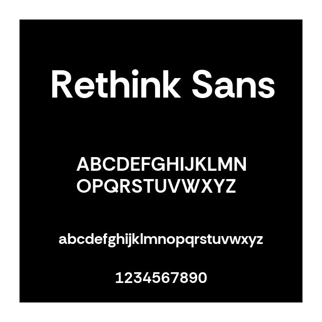 Rethink Sans