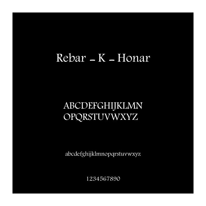 Rebar - K - Honar