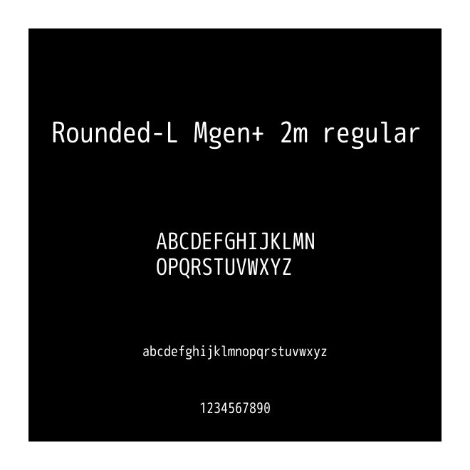 Rounded-L Mgen+ 2m regular