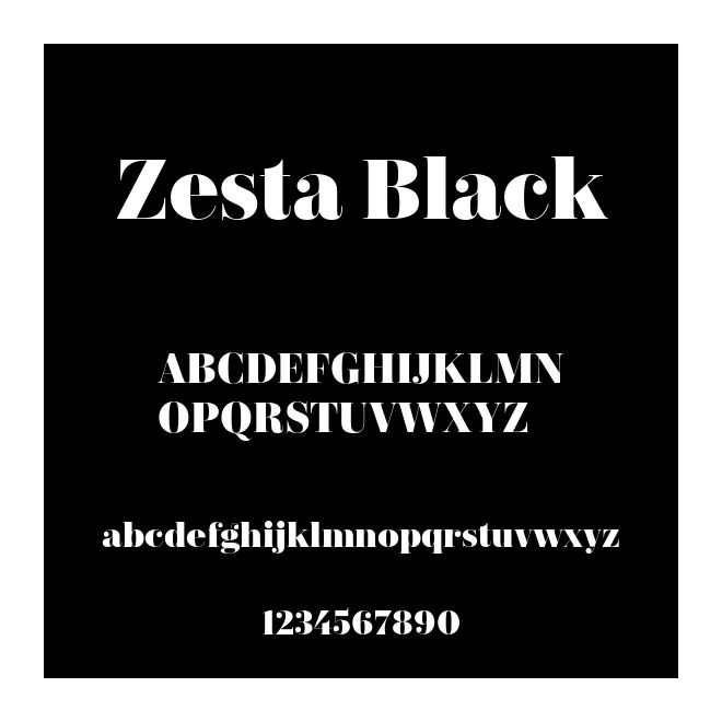 Zesta Black
