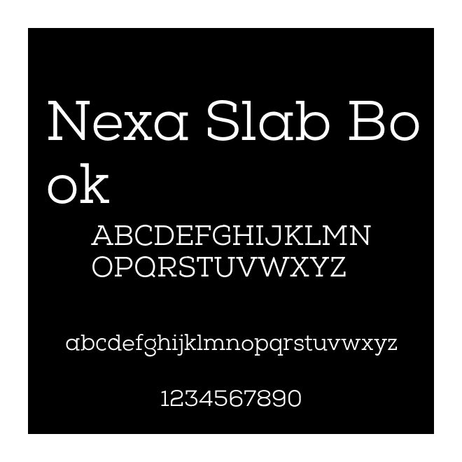 Nexa Slab Book