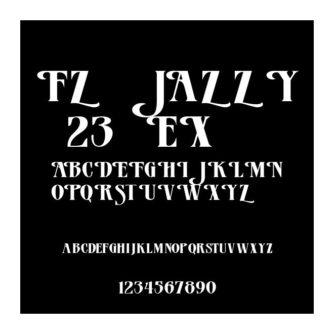 FZ JAZZY 23 EX